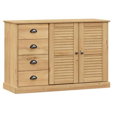 Stylish Sideboard VIGO 113x40x75 cm - Solid Pine Wood