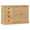 Stylish Sideboard VIGO 113x40x75 cm - Solid Pine Wood