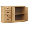 Stylish Sideboard VIGO 113x40x75 cm - Solid Pine Wood