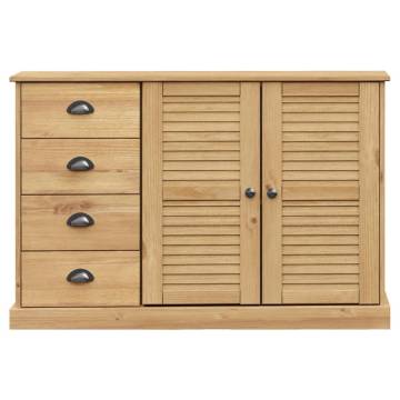 Stylish Sideboard VIGO 113x40x75 cm - Solid Pine Wood