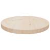 Solid Wood Pine Table Top Ø30x2.5 cm - Durable & Sturdy