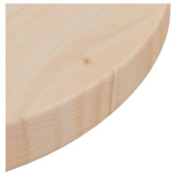 Solid Wood Pine Table Top Ø30x2.5 cm - Durable & Sturdy