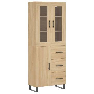 Highboard Sonoma Oak - Stylish Storage Solution | Hipo Market