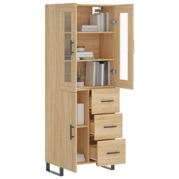 Highboard Sonoma Oak - Stylish Storage Solution | Hipo Market