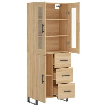 Highboard Sonoma Oak - Stylish Storage Solution | Hipo Market