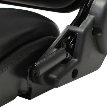 Adjustable Forklift & Tractor Seat - Comfort in Black