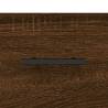 Stylish Highboard Brown Oak - 69.5x34x180 cm | HipoMarket