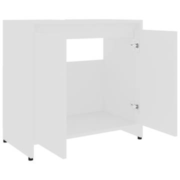 Stylish Bathroom Cabinet White 60x33x61 cm - Hipomarket