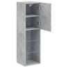 LED TV Cabinet - Concrete Grey - Stylish & Functional Design