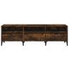 Stylish Smoked Oak TV Cabinet - 150x30x44.5 cm | HiPO Market