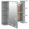 Mirror Cabinet with LED Grey Sonoma - Stylish & Functional