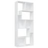 Stylish White Book Cabinet 67x24x161 cm - Hipomarket