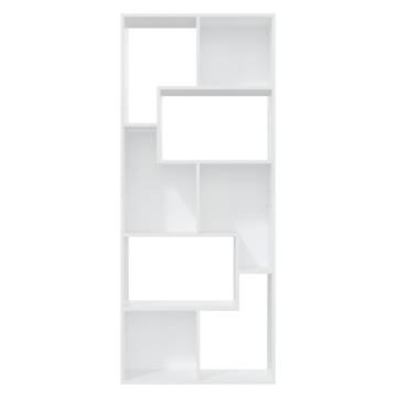 Stylish White Book Cabinet 67x24x161 cm - Hipomarket