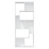 Stylish White Book Cabinet 67x24x161 cm - Hipomarket