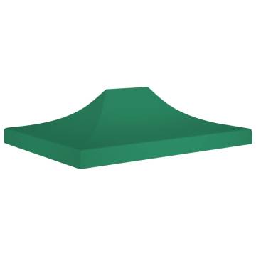 Party Tent Roof 4.5x3m Green - Weatherproof & Durable