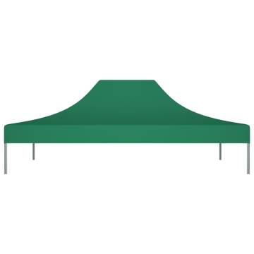 Party Tent Roof 4.5x3m Green - Weatherproof & Durable