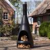 RedFire Kingston Fireplace - Matte Black 160x60cm | HipoMarket