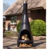 RedFire Kingston Fireplace - Matte Black 160x60cm | HipoMarket