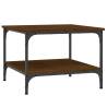 Elegant Brown Oak Coffee Table - 55x55x40 cm | HipoMarket