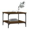 Elegant Brown Oak Coffee Table - 55x55x40 cm | HipoMarket