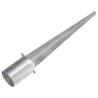 Ground Spikes 6 pcs Silver 10x76 cm Galvanised Steel