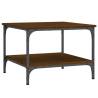 Elegant Brown Oak Coffee Table - 55x55x40 cm | HipoMarket