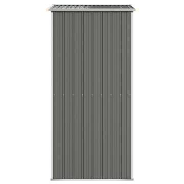 Light Grey Garden Shed - Durable Galvanised Steel Storage