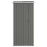 Light Grey Garden Shed - Durable Galvanised Steel Storage