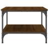 Elegant Brown Oak Coffee Table - 55x55x40 cm | HipoMarket