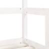 Kids Bed Frame White 70x140 cm | Solid Wood Pine Frame