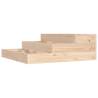 Stylish Solid Wood Pine Planter - 78x78x27 cm | HipoMarket