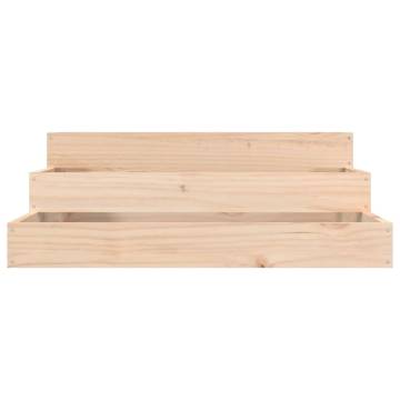 Stylish Solid Wood Pine Planter - 78x78x27 cm | HipoMarket