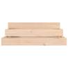 Stylish Solid Wood Pine Planter - 78x78x27 cm | HipoMarket