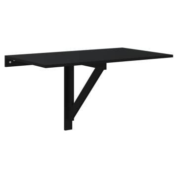 Folding Wall Table Black 100x60x56 cm | Stylish & Space-Saving