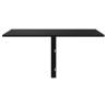 Folding Wall Table Black 100x60x56 cm | Stylish & Space-Saving