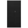 Industrial Black Steel Locker Cabinet 90x40x180 cm | HiPo Market