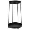 H&S Collection Flower Pot Stand Set - Stylish Metal Black