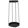 H&S Collection Flower Pot Stand Set - Stylish Metal Black