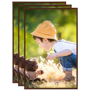 Bronze Photo Frames Collage - 3 pcs for Wall/Table | 70x90cm