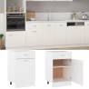 Drawer Bottom Cabinet White - 50x46x81.5 cm Engineered Wood