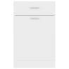 Drawer Bottom Cabinet White - 50x46x81.5 cm Engineered Wood