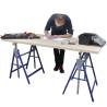 Scaffolding Trestles 2 pcs - Adjustable & Portable Safety