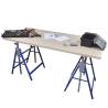 Scaffolding Trestles 2 pcs - Adjustable & Portable Safety