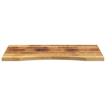 Curve Desk Top 100x60 cm Solid Mango Wood - Rustic Charm