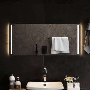 Stylish LED Bathroom Mirror 90x40 cm | HipoMarket