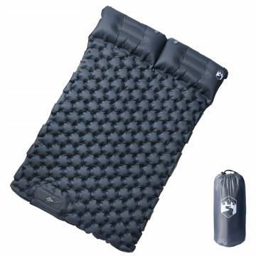 Self Inflating Camping Mattress for 2 - Grey | HipoMarket