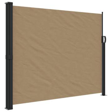 Retractable Side Awning Taupe 170x300 cm | Hipomarket UK