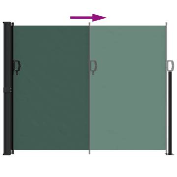 Retractable Side Awning Dark Green 160x300 cm | HipoMarket