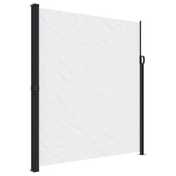 Retractable Side Awning White 220x300 cm – Hipomarket UK