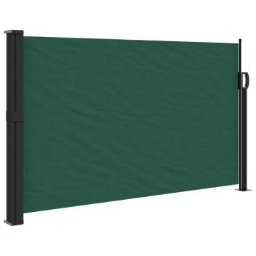 Retractable Side Awning Dark Green 120x600 cm | Hipomarket